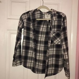 Black and white flannel